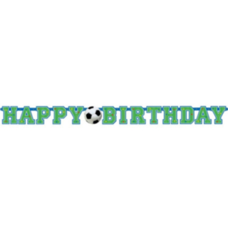 Fodbold Happy Birthday Guirlande