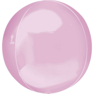 Orbz Folieballon Pastel Lyserød