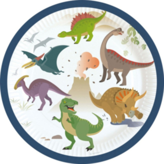 Dinosaur Frokosttallerkener