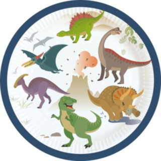 Dinosaur Frokosttallerkener