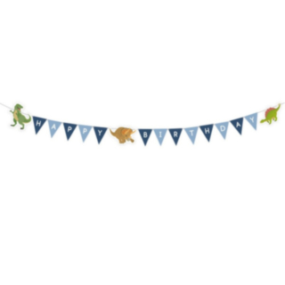 Dinosaur Happy Birthday Guirlande