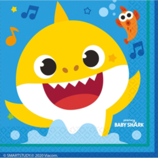 Baby Shark® Servietter