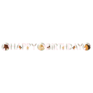 Happy Birthday Heste Guirlande