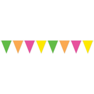 Karneval Vimpelguirlande Neon