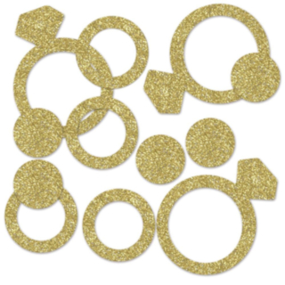 Diamantring Konfetti Guld