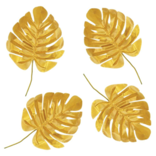 Kunstige Palmeblade Guld