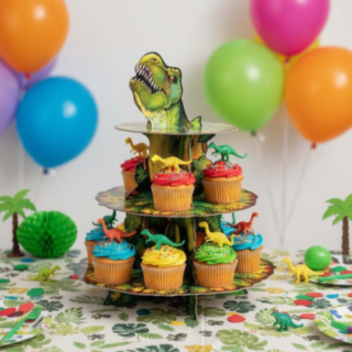Dinosaur Cupcake Kagestand