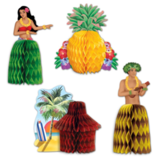 Luau Borddekorationer