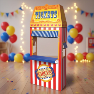 Cirkus Billetbod Dekoration