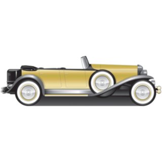 20'er Roadster Gangsterbil Dekoration