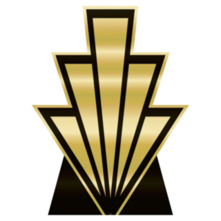 20'er Art Deco Dekoration Guld