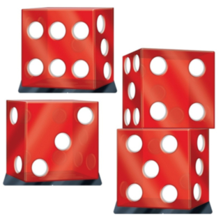 Casino Terning Dekorationer