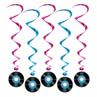 Rock & Roll Vinylplade Swirls