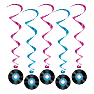 Rock & Roll Vinylplade Swirls