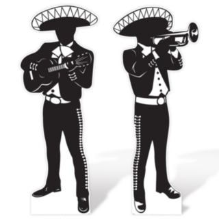 Fiesta Mariachi Silhuet Dekorationer