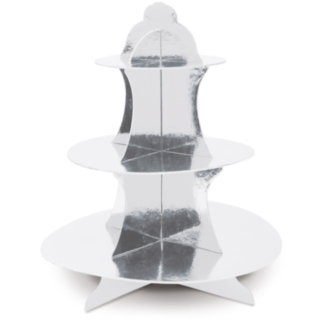Sølv Cupcakestand