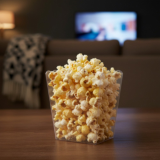 Popcornbæger Transparent