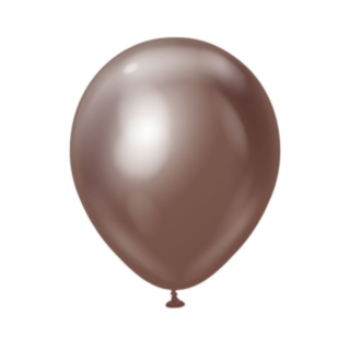 Premium Mellemstore Latexballoner Chrome Chocolate