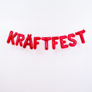 Kräftfest Ballonguirlande