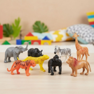 Små Zoologiske Dyr Figurer