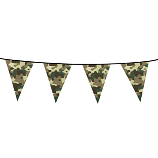 Camouflage Vimpelguirlande