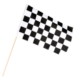 Skakternet Flag På Pind