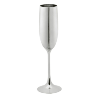 Plast Champagneglas Sølv