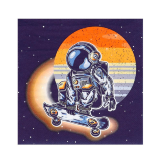 Astronaut Skater Servietter