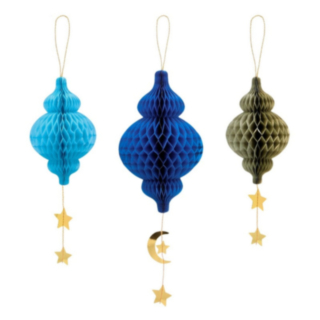Eid Mubarak Honeycomb Ornamenter