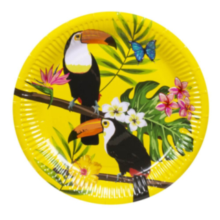 Tropical Party Tallerkener