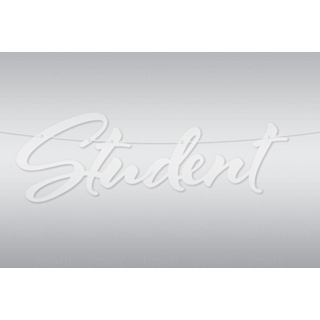 Guirlande Student Hvid
