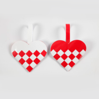 Flettede Julehjerter, DIY