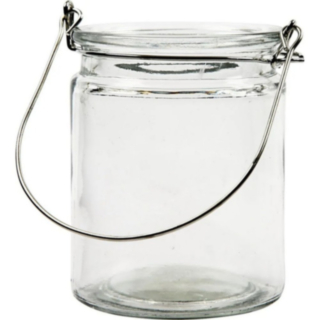 Cylinder Glas Lanterner Metal Ophæng