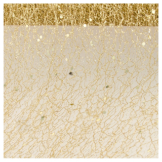 Glitter Bordløber Guld