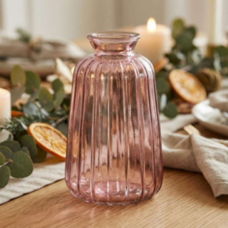 Verone Glasvase Rosa