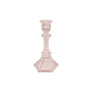 Glas Lysestage Sart Rosa