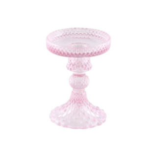 Pedestal Lysestage Lyserød