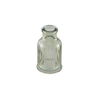 Mini Riflet Glasvase Salviegrøn