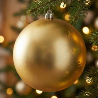 Kæmpe Julekugle Guld