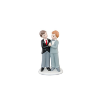 Brudepar Mand & Mand Kagefigur