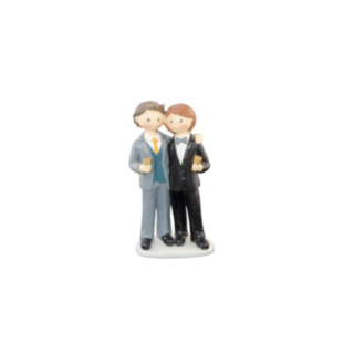 Brudepar Mand & Mand Kagefigur