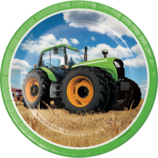 Traktor Middags Paptallerkener