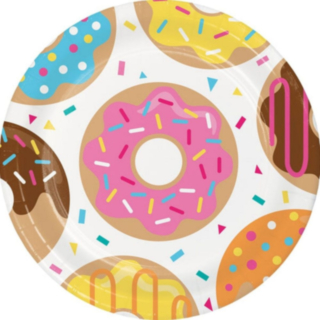 Donut Middags Paptallerkener