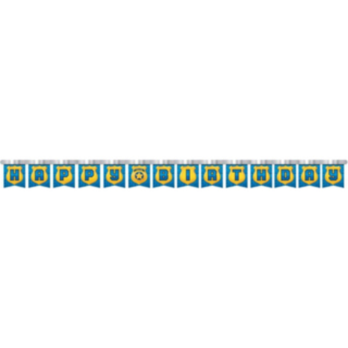 Politi Happy Birthday Banner