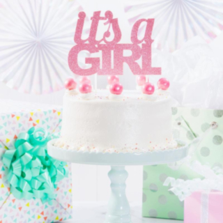 It's A Girl Kagetopper Glitter Pink