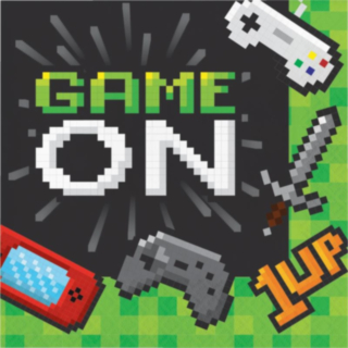 Gaming Party Game On Servietter