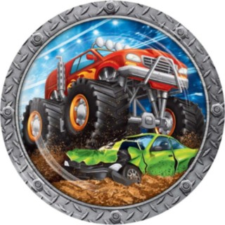 Monster Truck Middagstallerkener