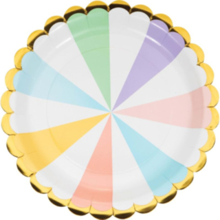 Pastel Mix Paptallerkener