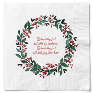 Glædelig Jul Servietter
