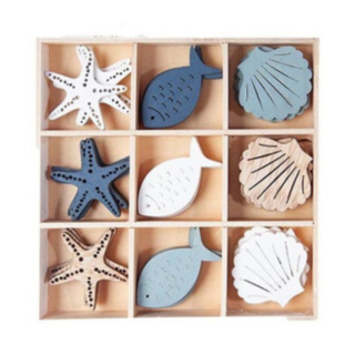 Maritime Dekorationsfigurer Træ